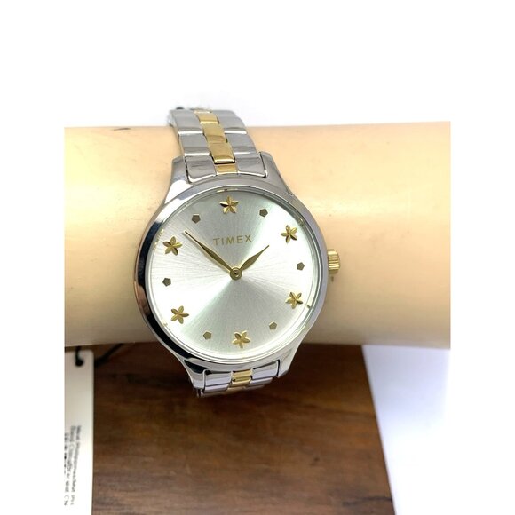 Timex Women\'s Watch TW2V23500 Quartz Silver Dial Two Tone Stainless Steel 36mm main image 14